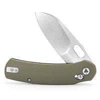 Lamb-03G Crossbar Lock EDC Folding Pocket Knife,N690 Steel Blade,G10 Handle