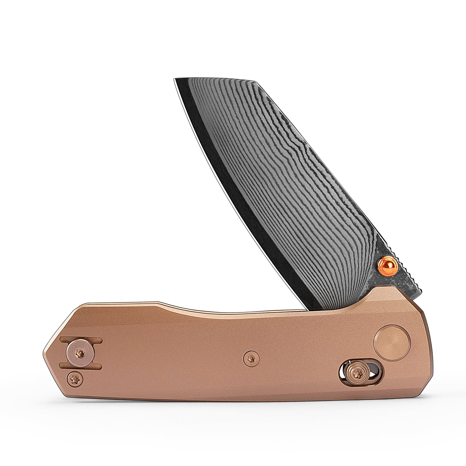 Scarab Ultra-RT Crossbar Lock EDC Folding Pocket Knife,2.99" ZDP-189 Steel Blade,Titanium Handle