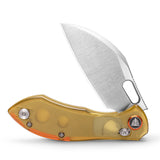 Batwing-YP Crossbar Lock Folding Pocket Knife,2.99'' 14C28N Steel Blade,PEI Handle
