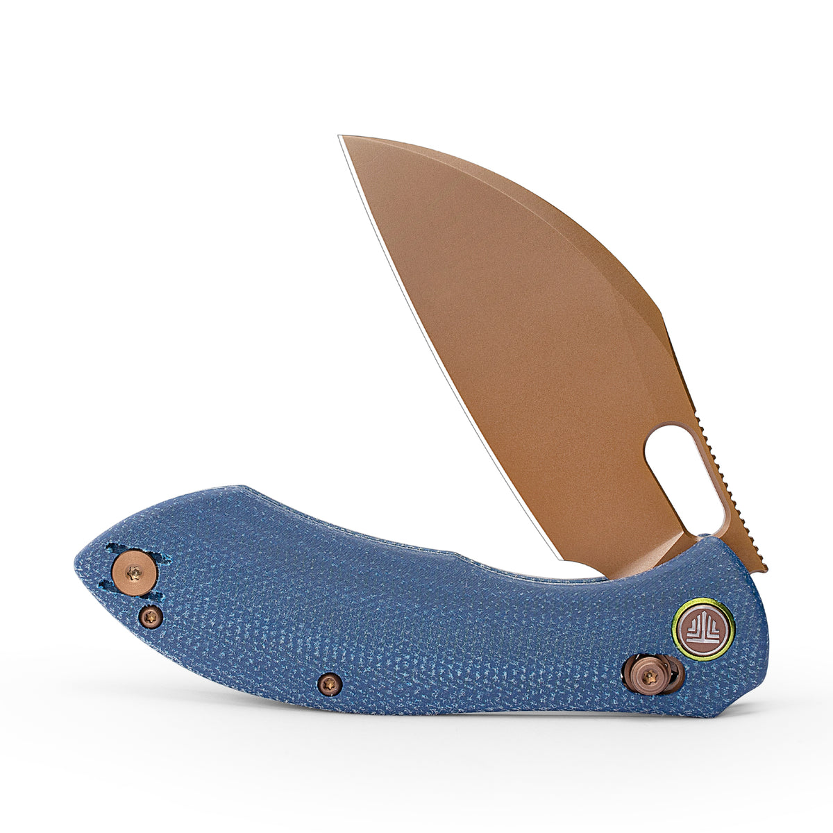 Batwing Plus-LM Crossbar Lock Folding Pocket Knife,3.4'' 14C28N Steel Blade,Micarta Handle