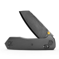 Scarab Ultra-BTD Crossbar Lock EDC Folding Pocket Knife,2.99" ZDP-189 Steel Blade,Titanium Handle