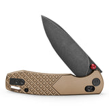 Dragonfly-Z Axis Lock EDC Folding Pocket Knife, 2.99'' M390 Steel Blade, Titanium Handle