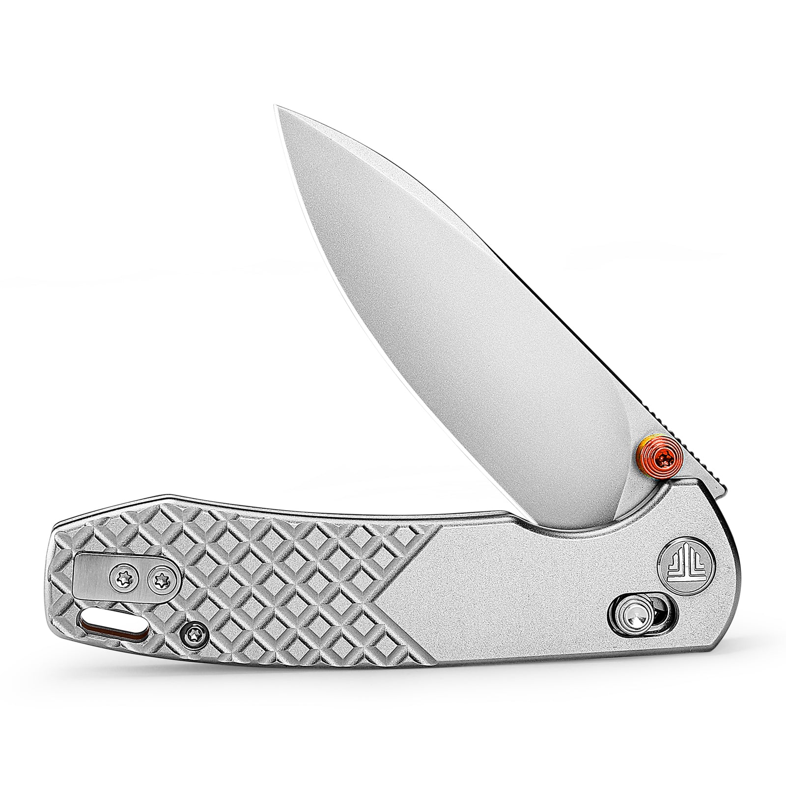 Dragonfly-O Axis Lock EDC Folding Pocket Knife, 2.99'' M390 Steel Blade, Titanium Handle