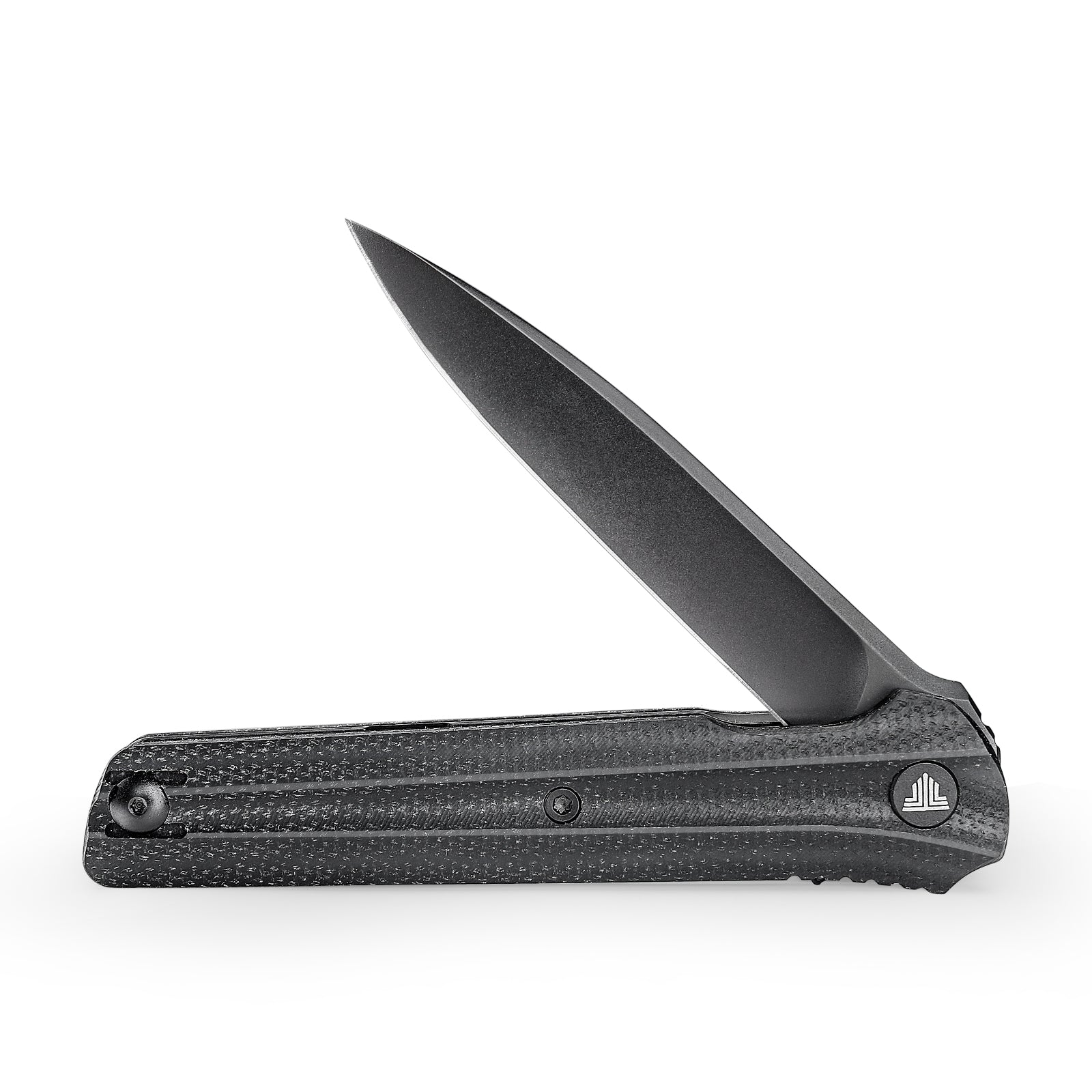 Seagu11-B Liner Lock  Folding Pocket Knife 3.4'' 14C28N Steel Blade,Micarta Handle