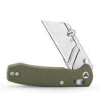 Puppy GM Crossbar Lock EDC Folding Pocket Knife,2.62'' SK5 Blade,Micarta Handle