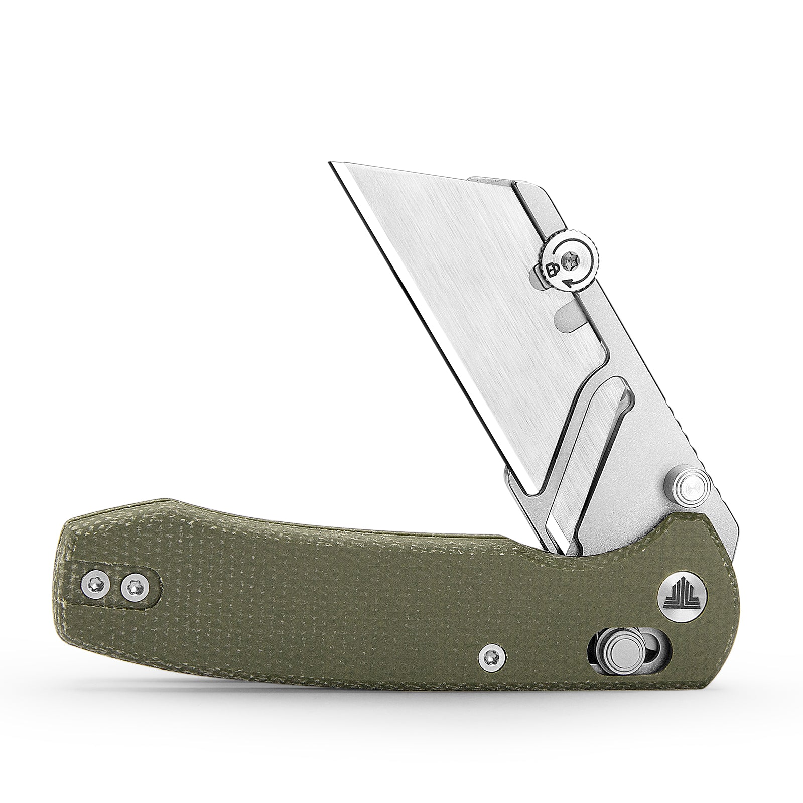 Puppy GM Crossbar Lock EDC Folding Pocket Knife,2.62'' SK5 Blade,Micarta Handle