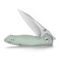 Delphinus-03 Liner Lock EDC Folding Knfe,Front Flipper 3" 14C28N Steel Blade,G10 Handle