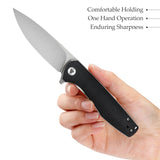 Hummingbird-BG Liner Lock EDC Folding Pocket Knife 2.99'' 14C28N Steel Blade,G10 Handle