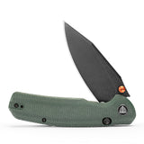 Hornet Pro-GM Button Line Lock EDC Folding Pocket Knife,3.34" 14C28N Steel Blade,Micarta Handle