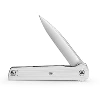 Seagu11-W Liner Lock  Folding Pocket Knife 3.4'' 14C28N Steel Blade,G10 Handle