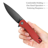 Hummingbird-RG Liner Lock EDC Folding Pocket Knife 2.99'' 14C28N Steel Blade,G10 Handle