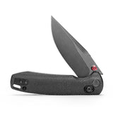 Butterfly-BM Crossbar Lock EDC Folding Pocket Knife,3.03'' 14C28N Steel Blade,Micarta Handle