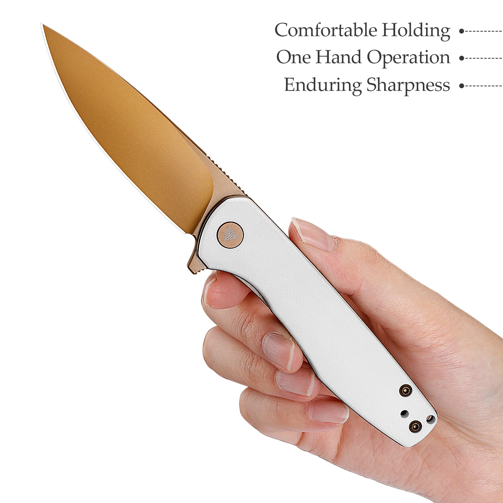 Hummingbird-WG Liner Lock EDC Folding Pocket Knife 2.99'' 14C28N Steel Blade,G10 Handle