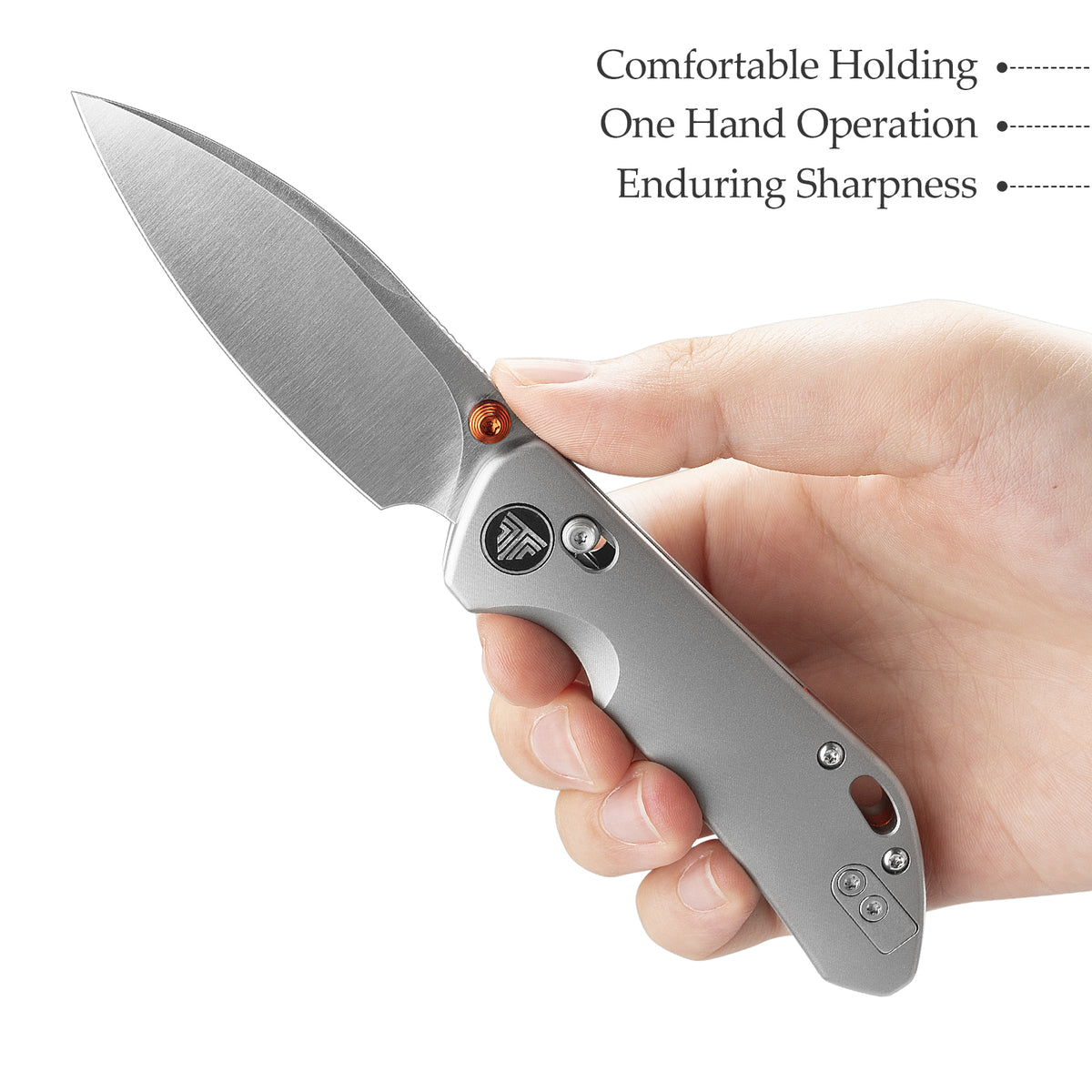 Hornet-04G Axis Lock EDC Canivete Dobrável, Lâmina de Aço 14C28N de 3,34", Cabo Micarta