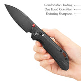 Складаний кишеньковий ніж Hornet-04G Axis Lock EDC, лезо 3,34 дюйма зі сталі 14C28N, ручка з мікарти