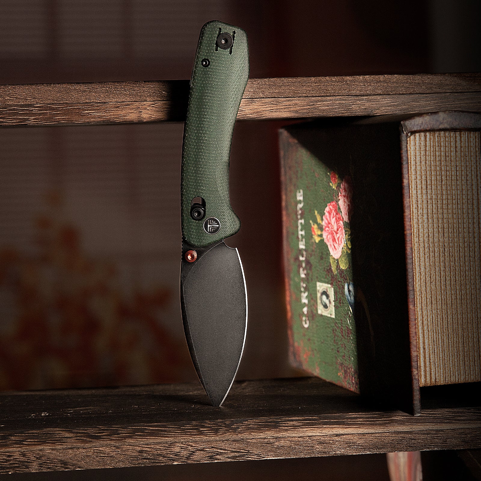 Koala Plus-GM Crossbar Lock EDC Folding Pocket Knife,2.99'' 14C28 Steel Blade, Micarta Handle