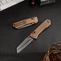 Scarab Ultra-RT Crossbar Lock EDC Folding Pocket Knife,2.99" ZDP-189 Steel Blade,Titanium Handle