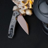 Firefly Ultra-RG Crossbar Lock EDC Folding Pocket Knife,2.99" M390 Steel Blade,Titanium Handle