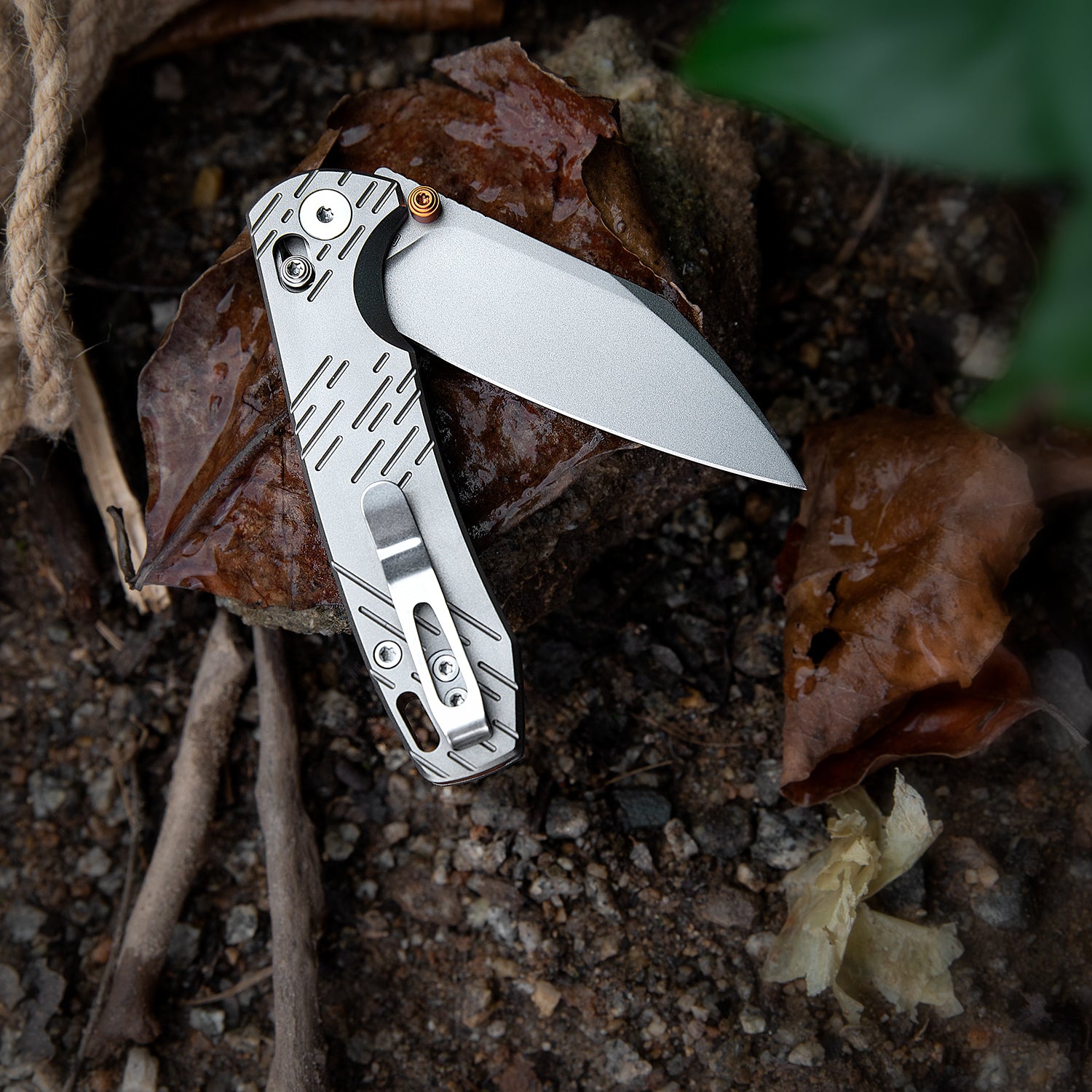 Firefly Ultra-ST Crossbar Lock EDC Folding Pocket Knife,2.99" Titanium Blade,Titanium Handle