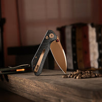 Складаний кишеньковий ніж Hornet-04G Axis Lock EDC, лезо 3,34 дюйма зі сталі 14C28N, ручка з мікарти