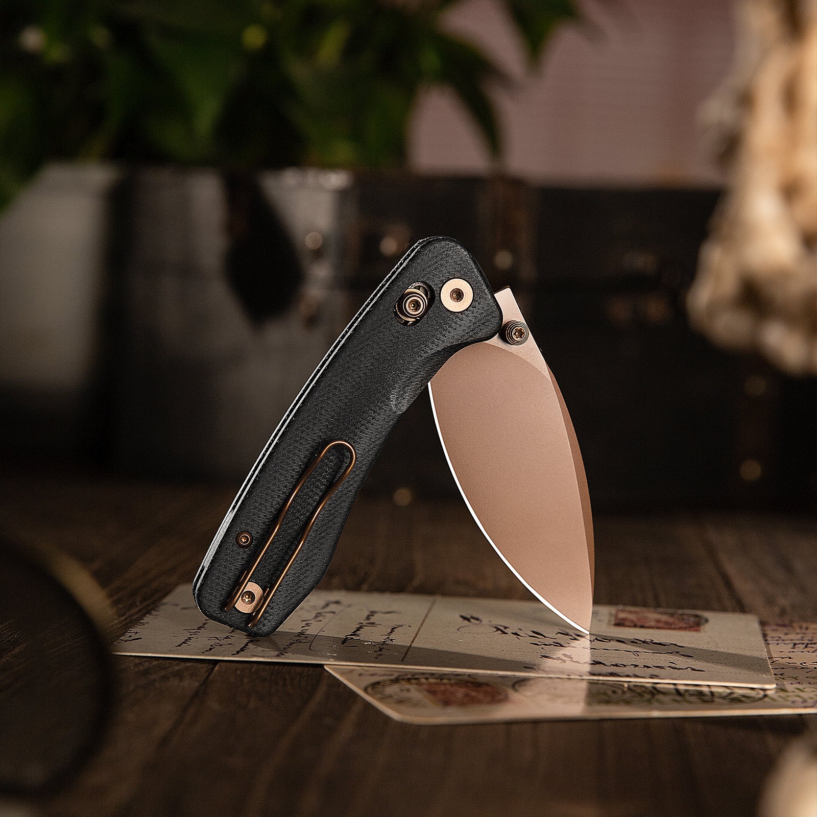 Koala Plus-BM Crossbar Lock EDC Folding Pocket Knife,2.99'' 14C28 Steel Blade, Micarta Handle