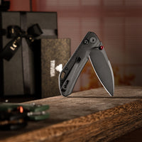 Складаний кишеньковий ніж Hornet-04G Axis Lock EDC, лезо 3,34 дюйма зі сталі 14C28N, ручка з мікарти