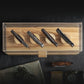 White Ash-01 White Ash Wood Pocket Knife Display Case for EDC Tools