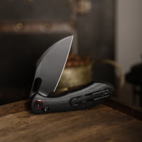 Batwing-BM/S Crossbar Lock Folding Pocket Knife,2.99'' 14C28N Steel Blade,Micarta Handle