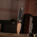 Складаний кишеньковий ніж Hornet-04G Axis Lock EDC, лезо 3,34 дюйма зі сталі 14C28N, ручка з мікарти