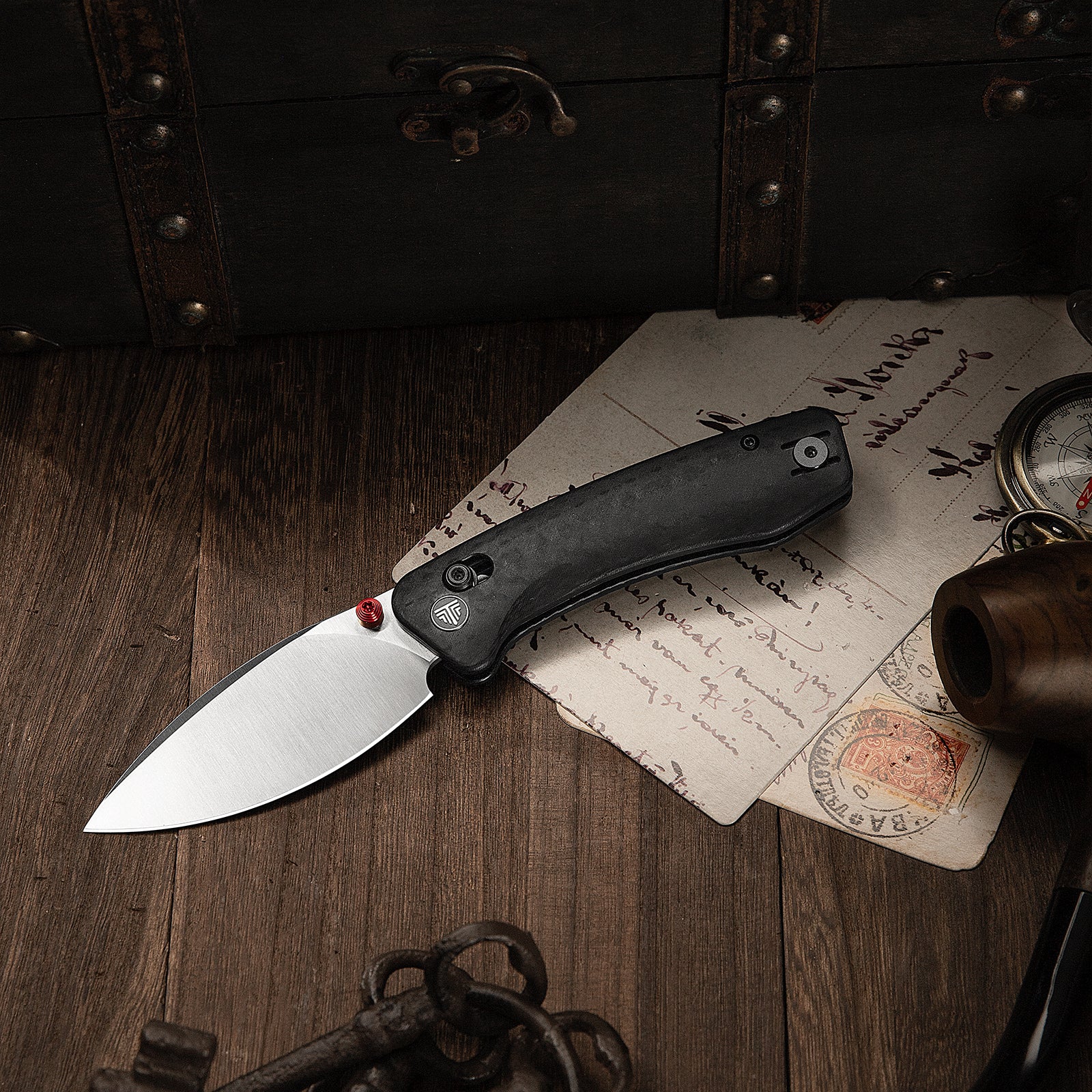 Koala-CG Crossbar Lock EDC Folding Pocket Knife,2.56'' N690 Steel