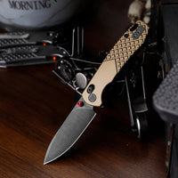 Dragonfly-Z Axis Lock EDC Folding Pocket Knife, 2.99'' M390 Steel Blade, Titanium Handle