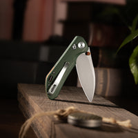 Складаний кишеньковий ніж Hornet-04G Axis Lock EDC, лезо 3,34 дюйма зі сталі 14C28N, ручка з мікарти