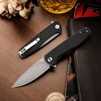 Hummingbird-BG Liner Lock EDC Folding Pocket Knife 2.99'' 14C28N Steel Blade,G10 Handle