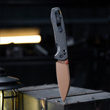 Firefly Ultra-RG Crossbar Lock EDC Folding Pocket Knife,2.99" M390 Steel Blade,Titanium Handle