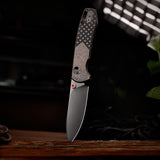 Dragonfly-Cu Axis Lock EDC Folding Pocket Knife,2.99'' 14C28N Steel Blade,Cu Handle