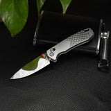 Dragonfly-M Crossbar Lock EDC Folding Pocket Knife, 2.99'' M390 Steel Blade, Titanium Handle