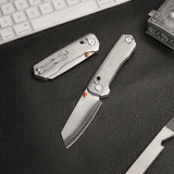 Hornet-04G Axis Lock EDC Canivete Dobrável, Lâmina de Aço 14C28N de 3,34", Cabo Micarta