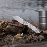 Firefly Ultra-ST Crossbar Lock EDC Folding Pocket Knife,2.99" Titanium Blade,Titanium Handle