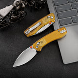 Koala-Y Crossbar Lock EDC Folding Pocket Knife,2.56'' N690 Steel Blade,Ultem Handle