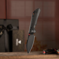 Складаний кишеньковий ніж Hornet-04G Axis Lock EDC, лезо 3,34 дюйма зі сталі 14C28N, ручка з мікарти