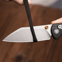 Firefly-BM Crossbar Lock EDC Folding Pocket Knife,2.99" 14C28N Steel Blade,Micarta Handle