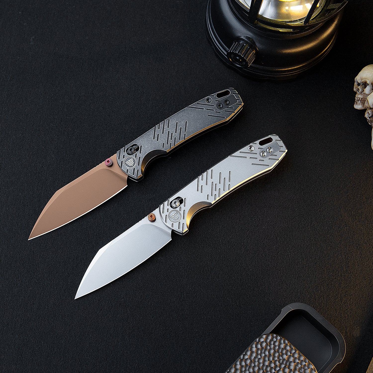 Firefly Ultra-RG Crossbar Lock EDC Folding Pocket Knife,2.99" M390 Steel Blade,Titanium Handle