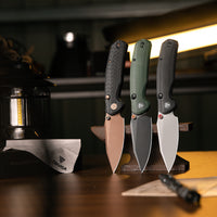 Hornet Pro-CG Button Line Lock EDC Folding Pocket Knife,3.34" 14C28N Steel Blade,Carbon Fiber G10 Handle