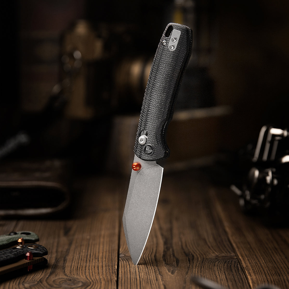 Firefly-BM Crossbar Lock EDC Folding Pocket Knife,2.99" 14C28N Steel Blade,Micarta Handle