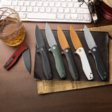 Hummingbird-RG Liner Lock EDC Folding Pocket Knife 2.99'' 14C28N Steel Blade,G10 Handle