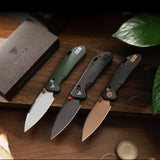 Складаний кишеньковий ніж Hornet-04G Axis Lock EDC, лезо 3,34 дюйма зі сталі 14C28N, ручка з мікарти
