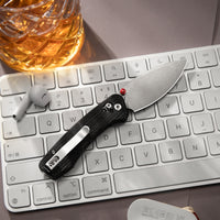 Складаний кишеньковий ніж Koala-B Crossbar Lock EDC, 2,56-дюймове лезо зі сталі N690, ручка з мікарти