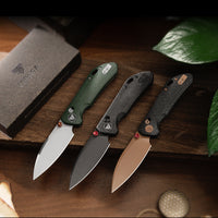 Складаний кишеньковий ніж Hornet-04G Axis Lock EDC, лезо 3,34 дюйма зі сталі 14C28N, ручка з мікарти