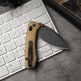 Koala Ultra-B Crossbar Lock EDC Folding Pocket Knife,2.56'' M390 Steel Blade, Titanium Handle