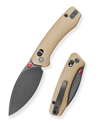 Koala Ultra-B Crossbar Lock EDC Folding Pocket Knife,2.56'' M390 Steel Blade, Titanium Handle